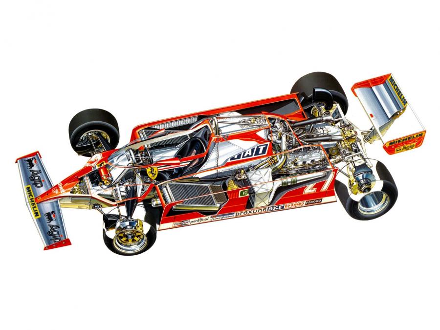 Ferrari 126 CK 1981 года  (фото 10 из 12)